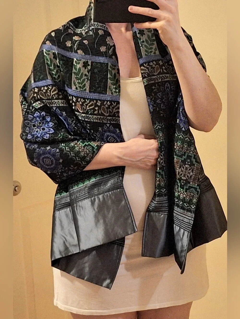 Italian, Dual-Sided Scarf/Wrap